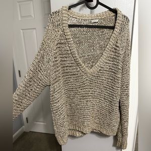 Vintage Zara light knit cream sweater